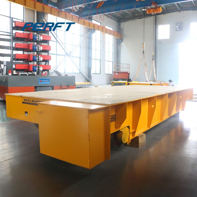 Electric Transfer Cart For Warehouse Handling 10 Ton